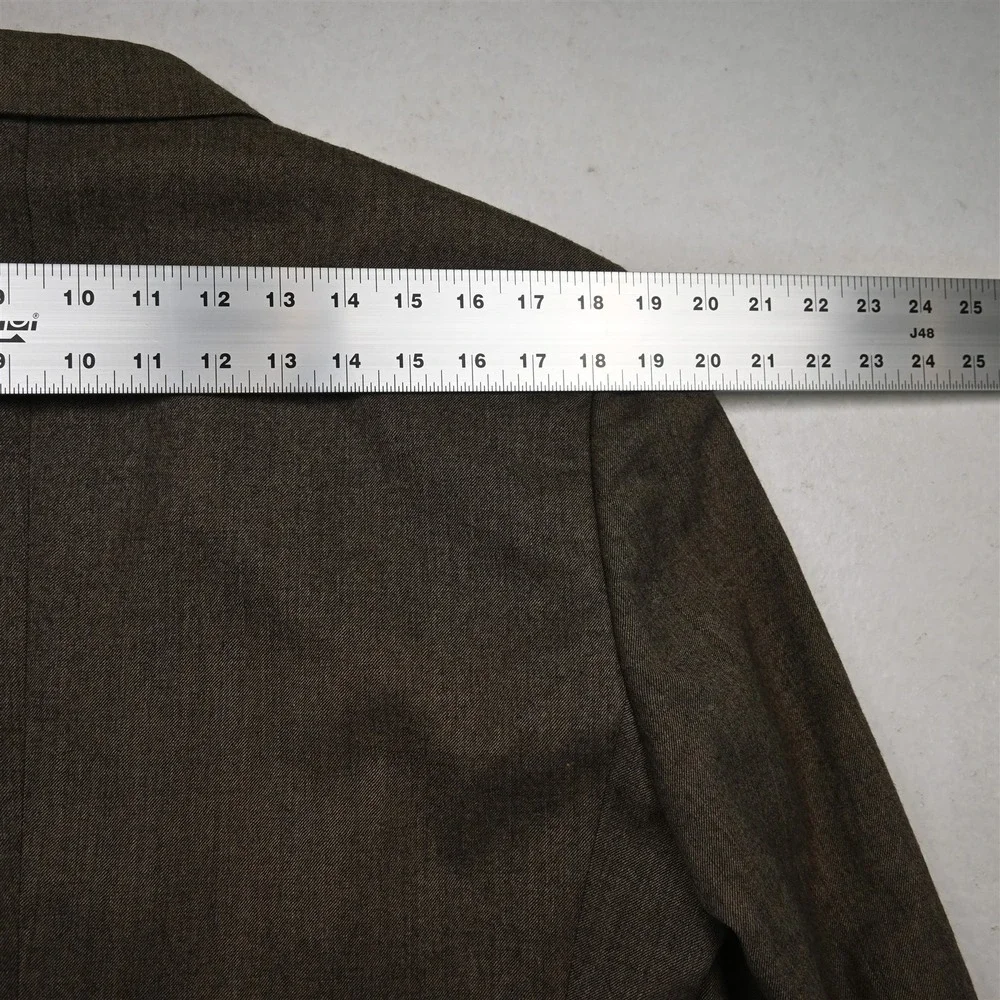 Vtg USA Christian Dior 40S Brown Birdesye Wool Slim Mens Blazer Sport‎ Coat